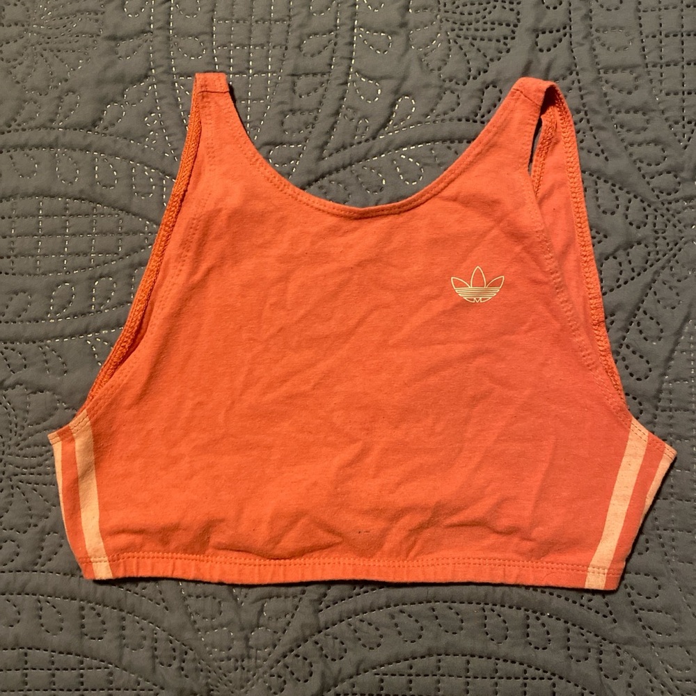 Adidas Coral Athletic Crop Top